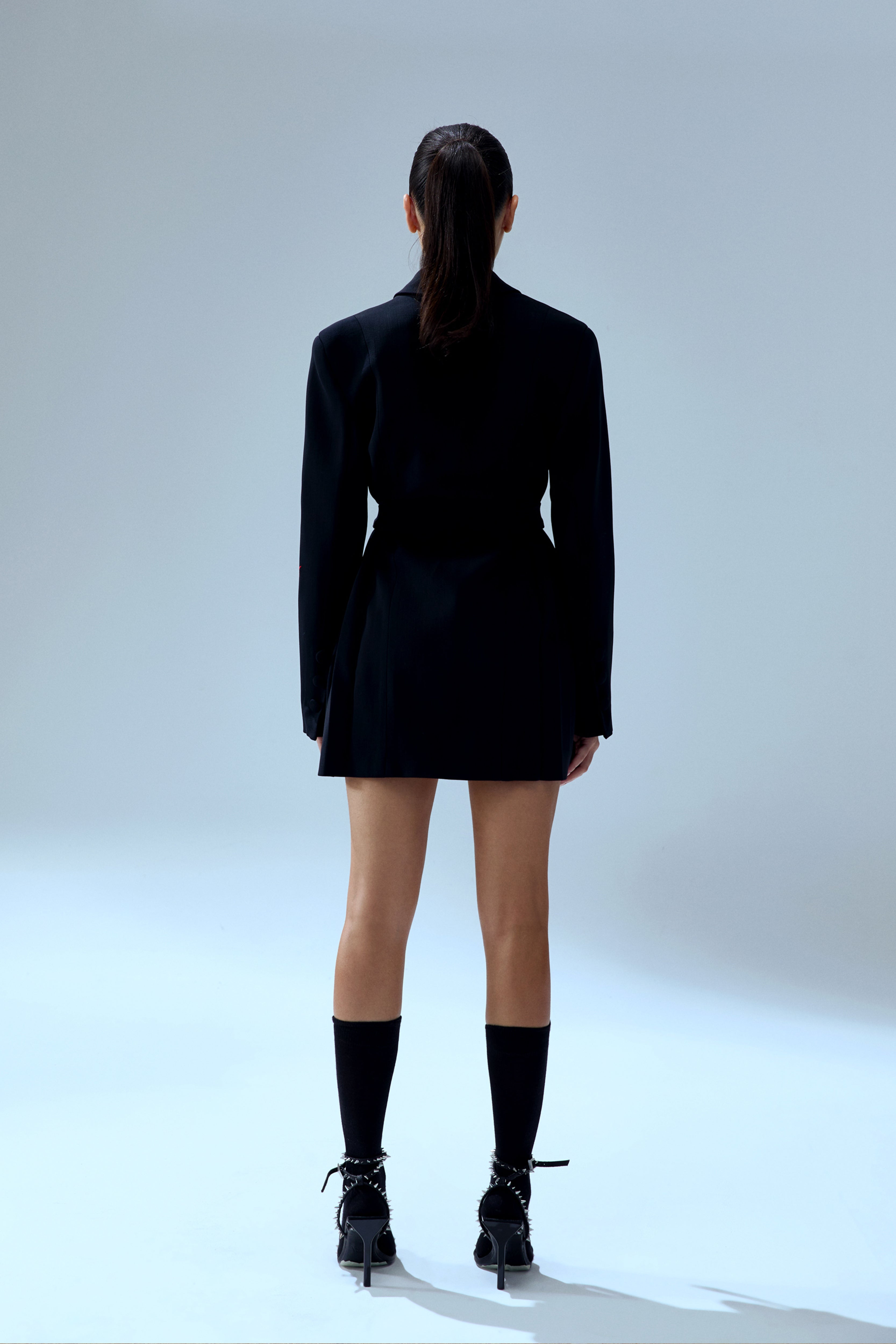 YOUR *ITCH JACKET DRESS - BLACK