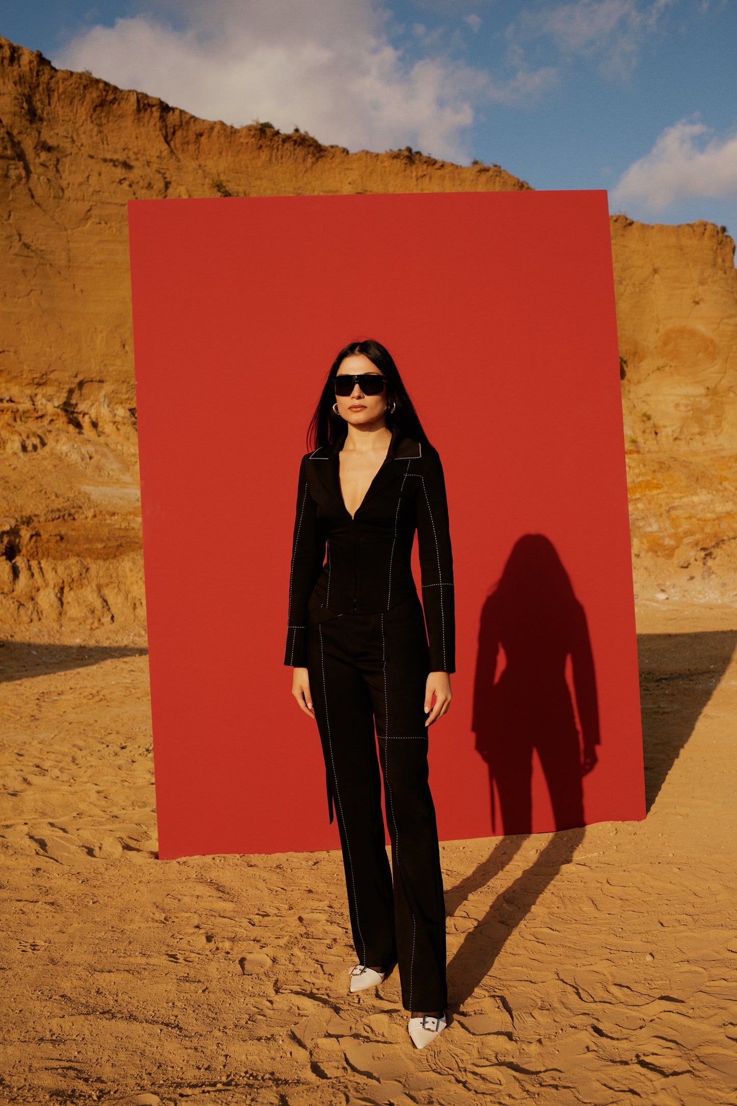 Free Heaven Dikiş Detaylı Korseli Blazer