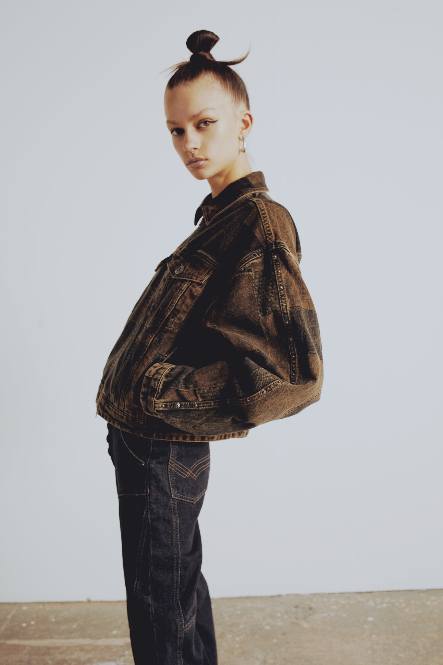 Your *itch Renk Bloklu Denim Ceket