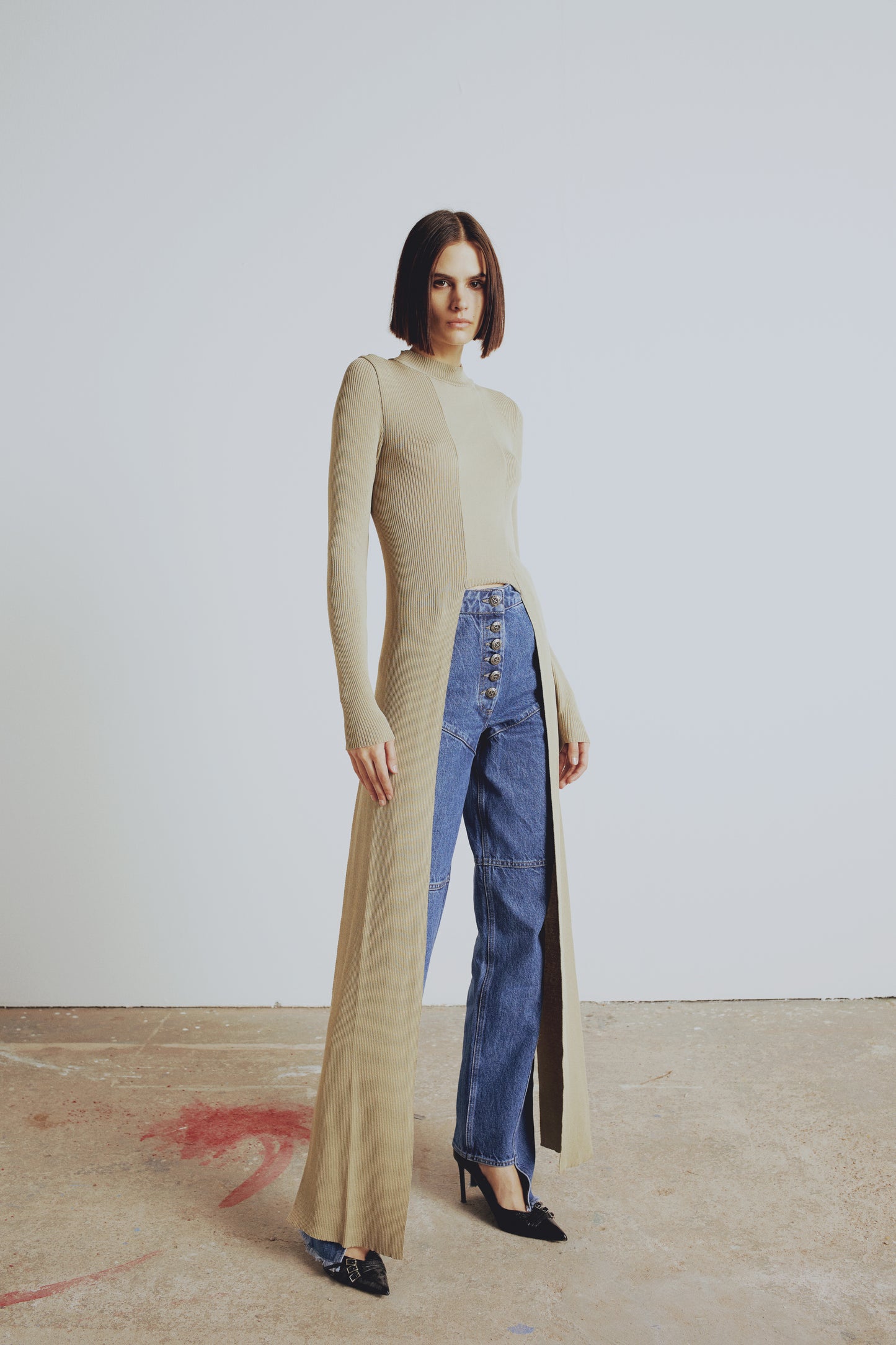 Your *itch Kuyruk Detaylı Triko Üst