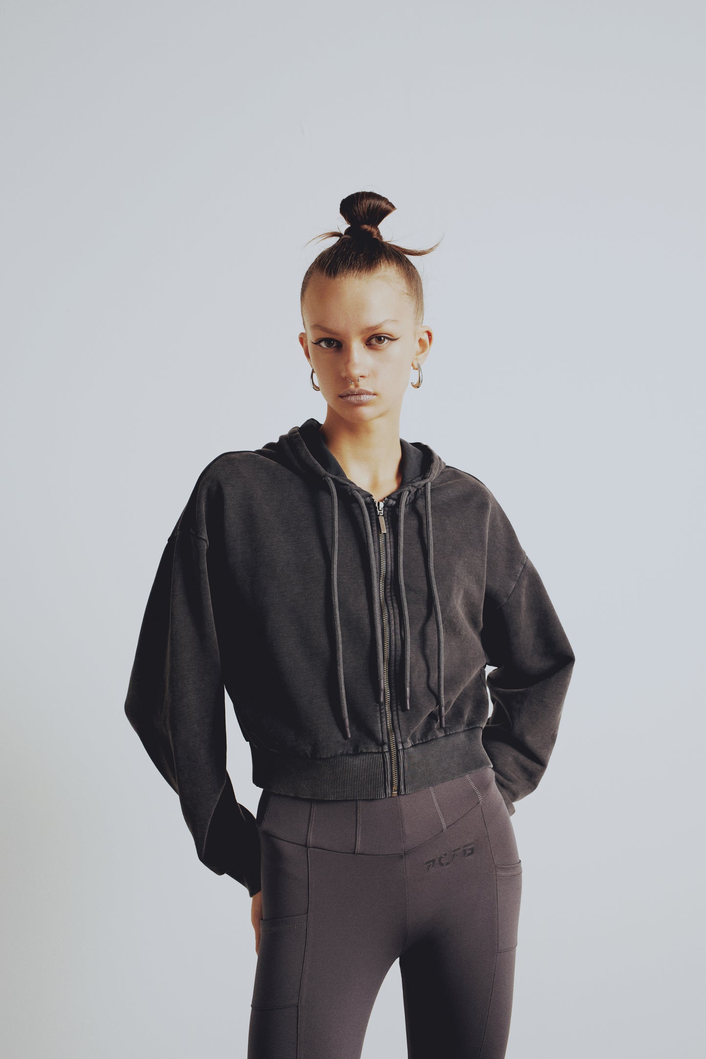 Your *itch Asit Yıkamalı Fermuarlı Hoodie