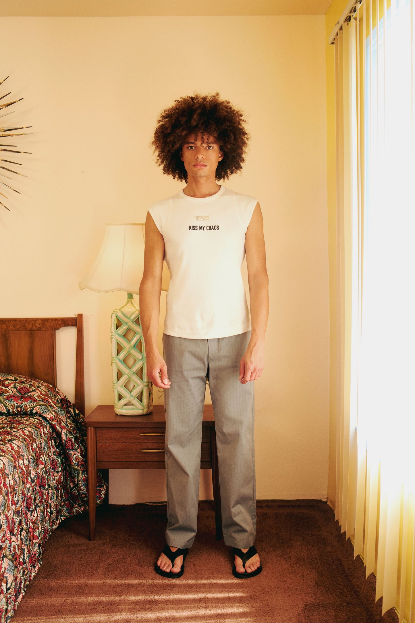 Day to Night in LA Yama Detaylı Rib Atlet