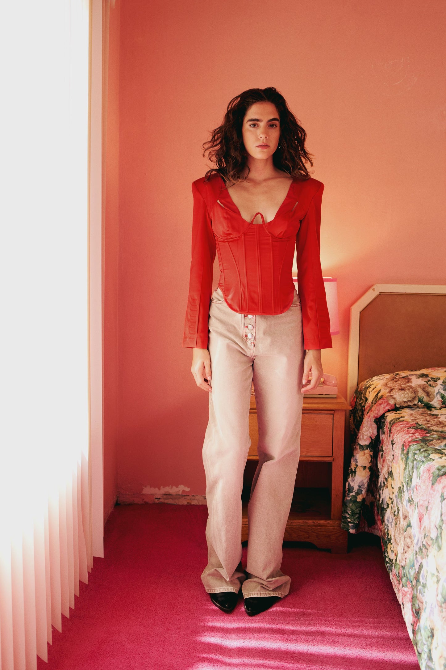 Day to Night in LA Regular Fit Flare Denim Pantolon