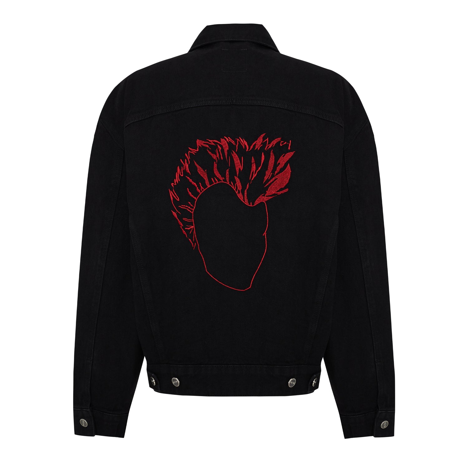 Logo Denim Jacket - Black