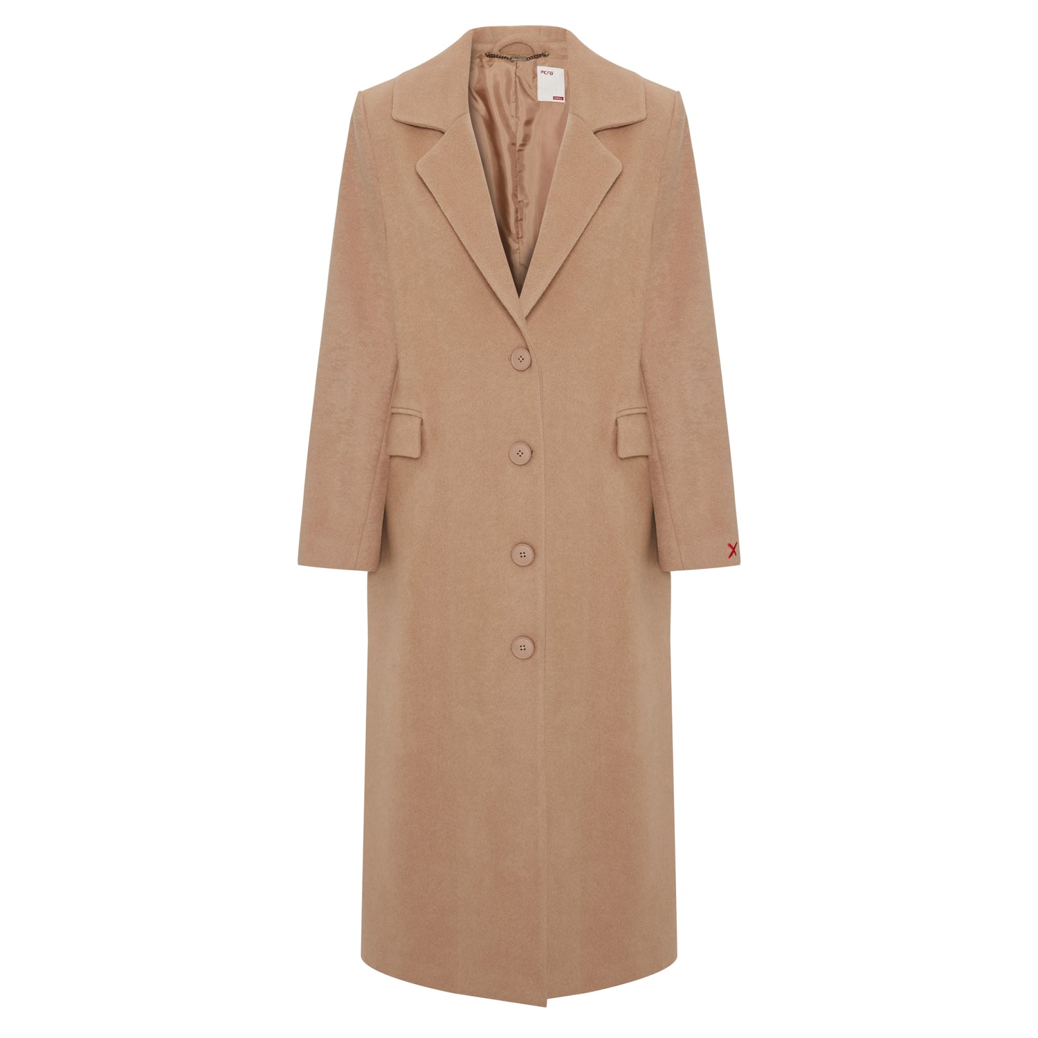 Wool Women Coat - Beige