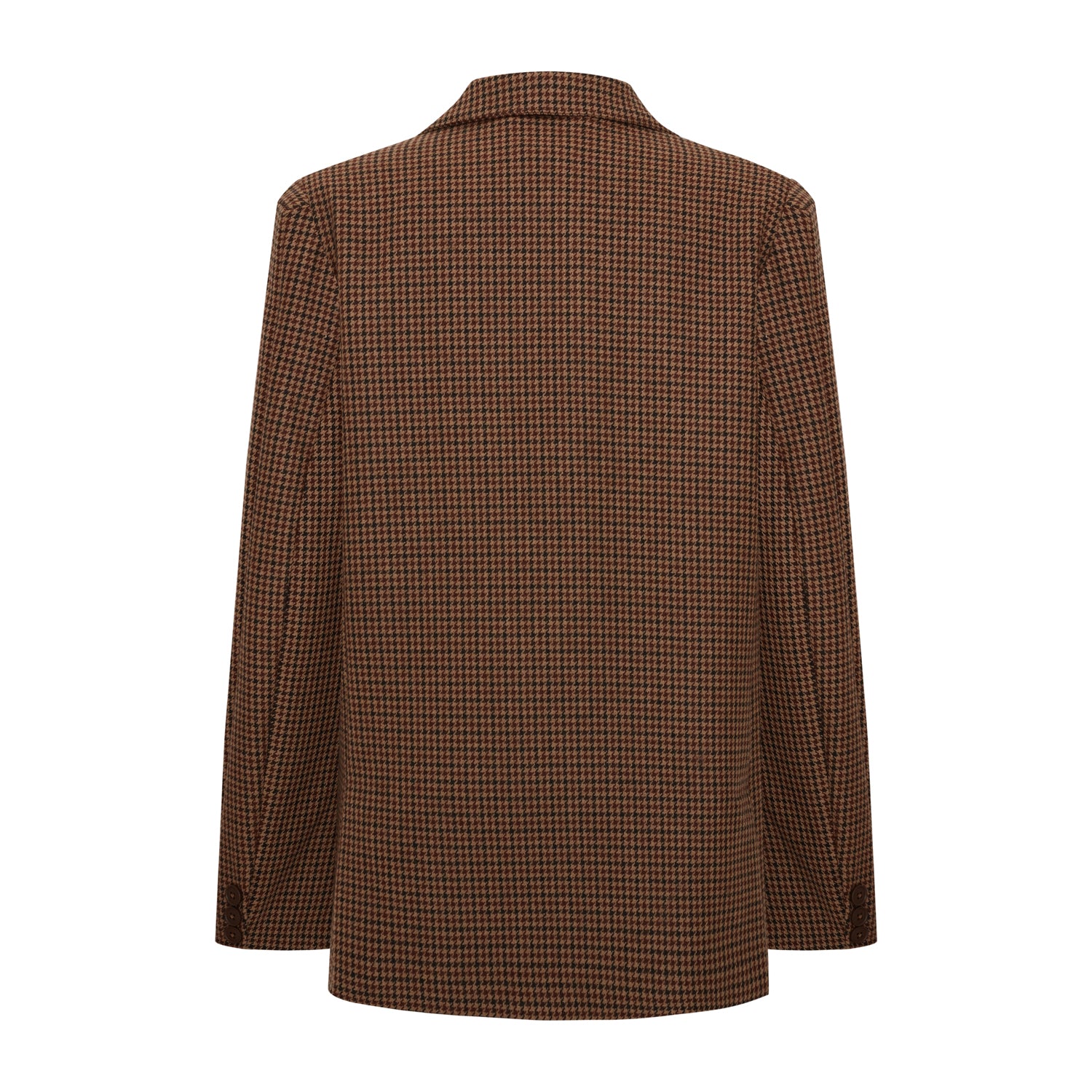 Cotton Big Shoulder Women Blazer Jacket