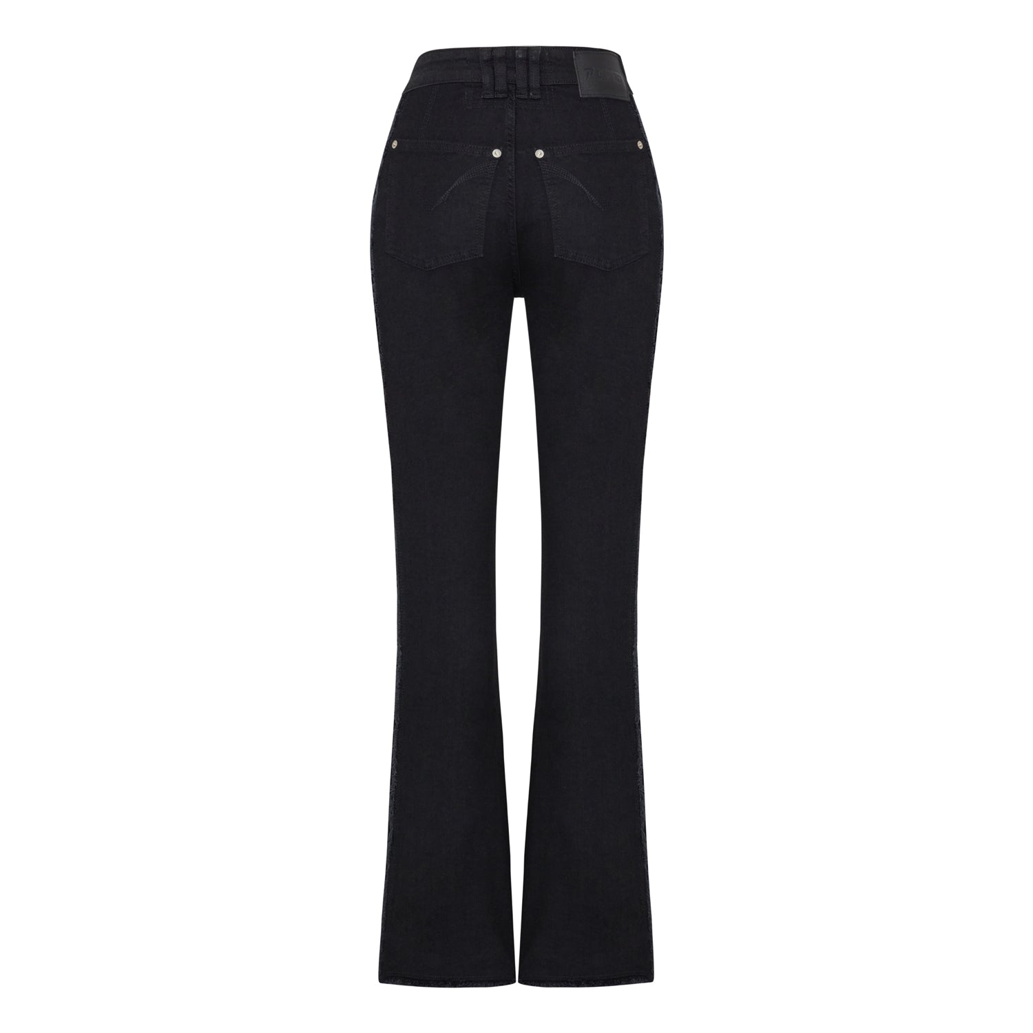 Flare Denim Pant - Black
