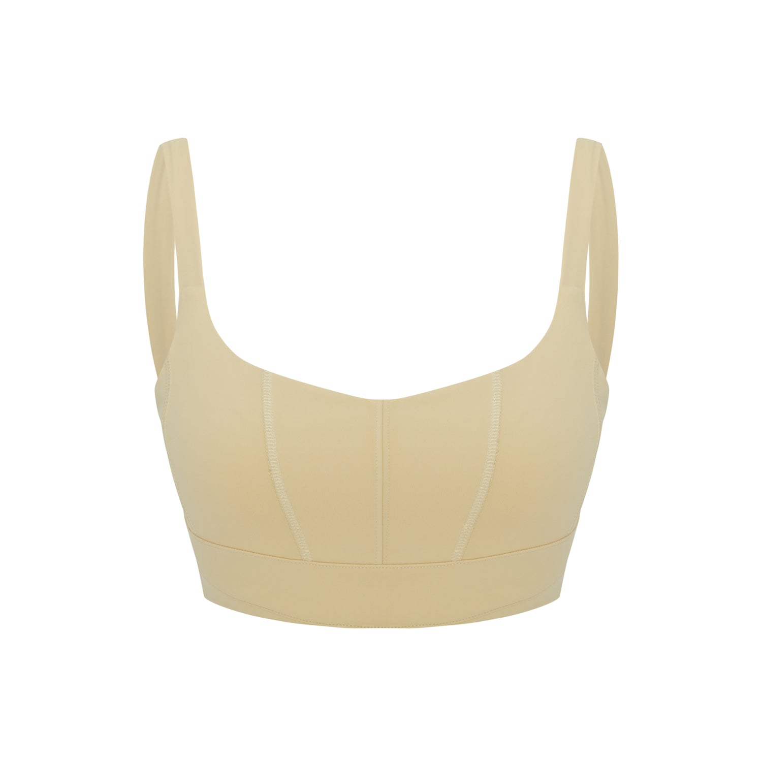 Bra With Stitch Detail - Chino Green