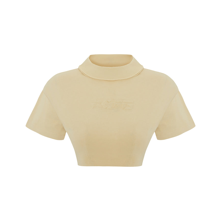 Boomerang Ripped Detail Crop T-Shirt