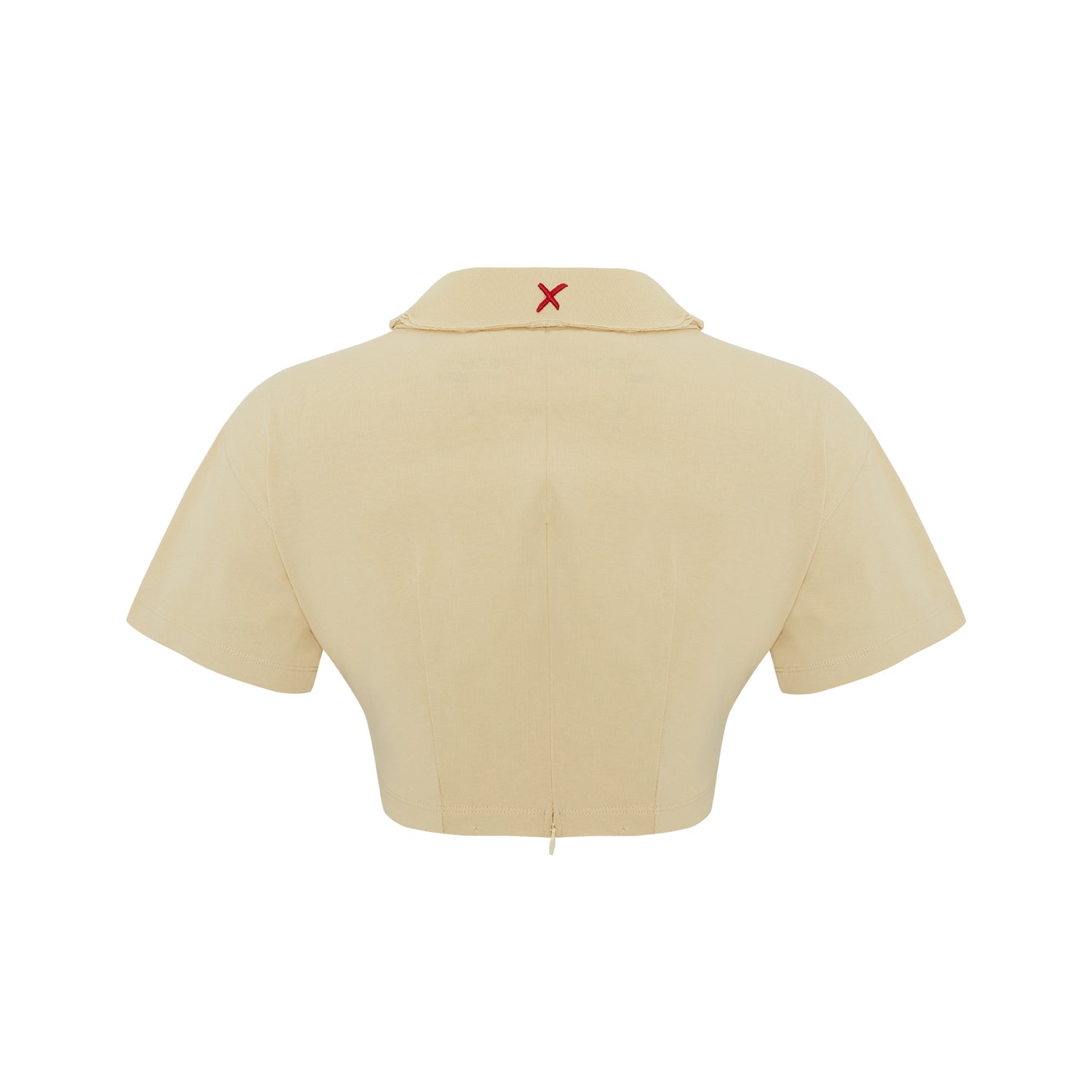 Destroyed Crop Tee - Chino Green