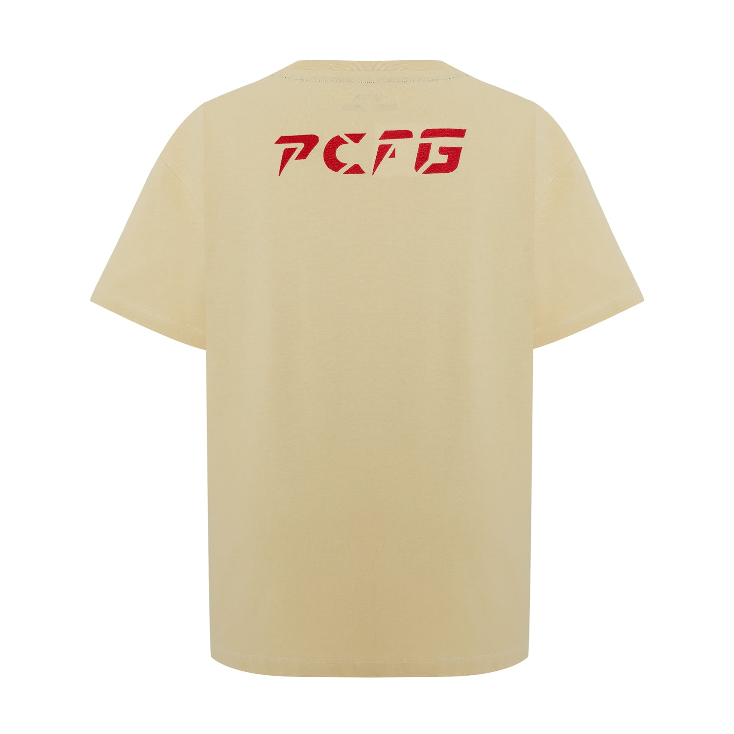 Cotton Destroyed Logo Tee - Chino Green