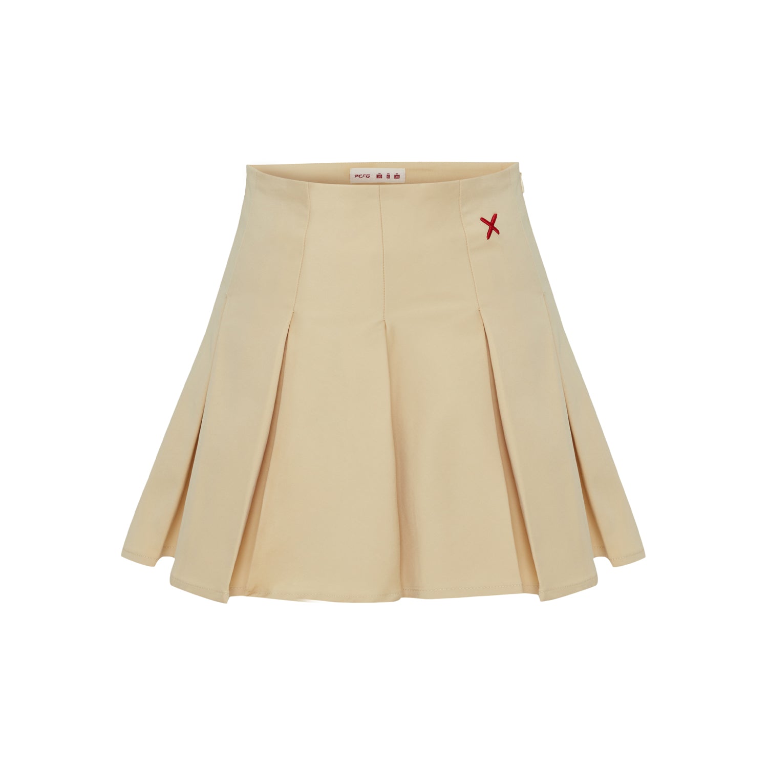 Cotton Pleated Skirt - Chino Green