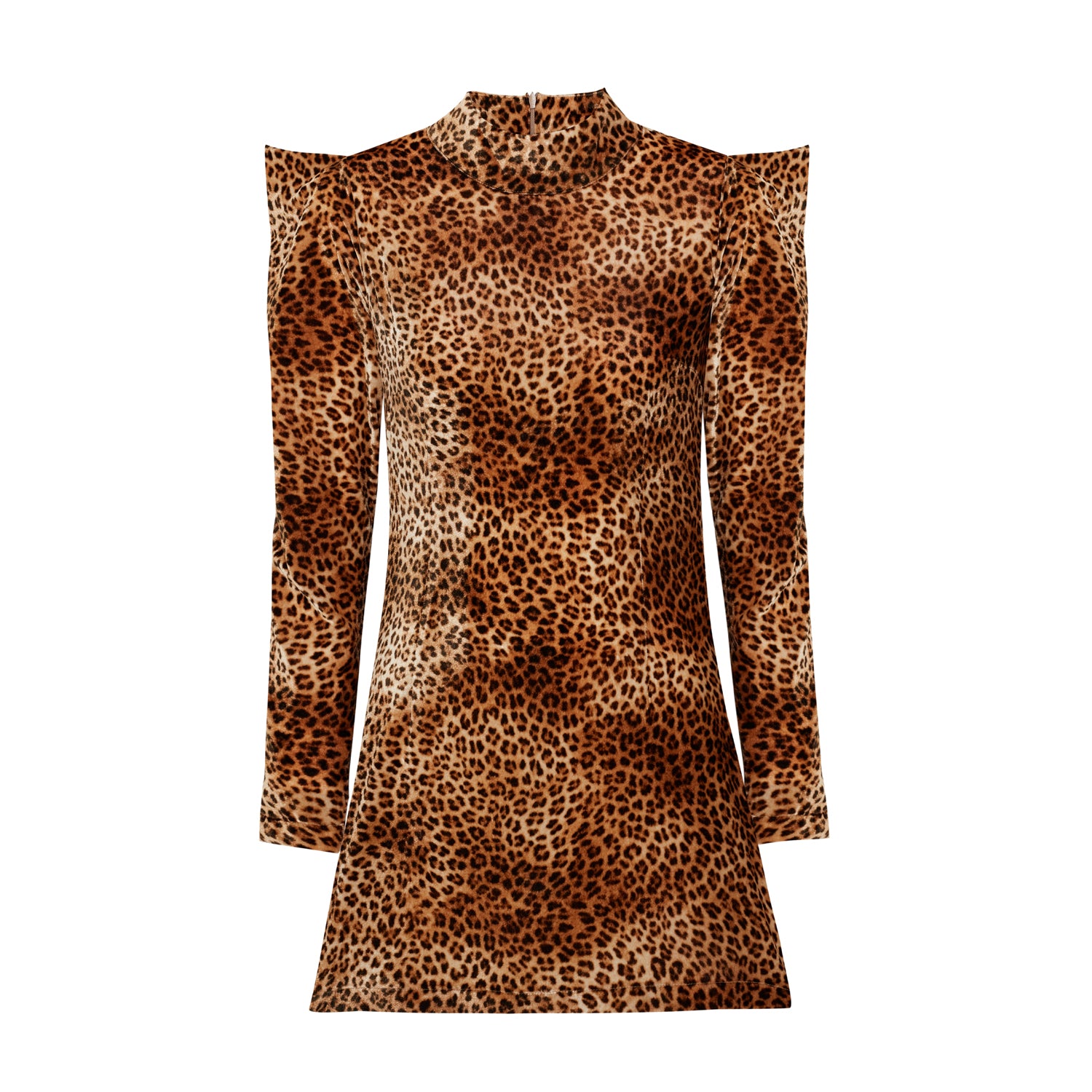 Cotton Sin Dress - Leopard