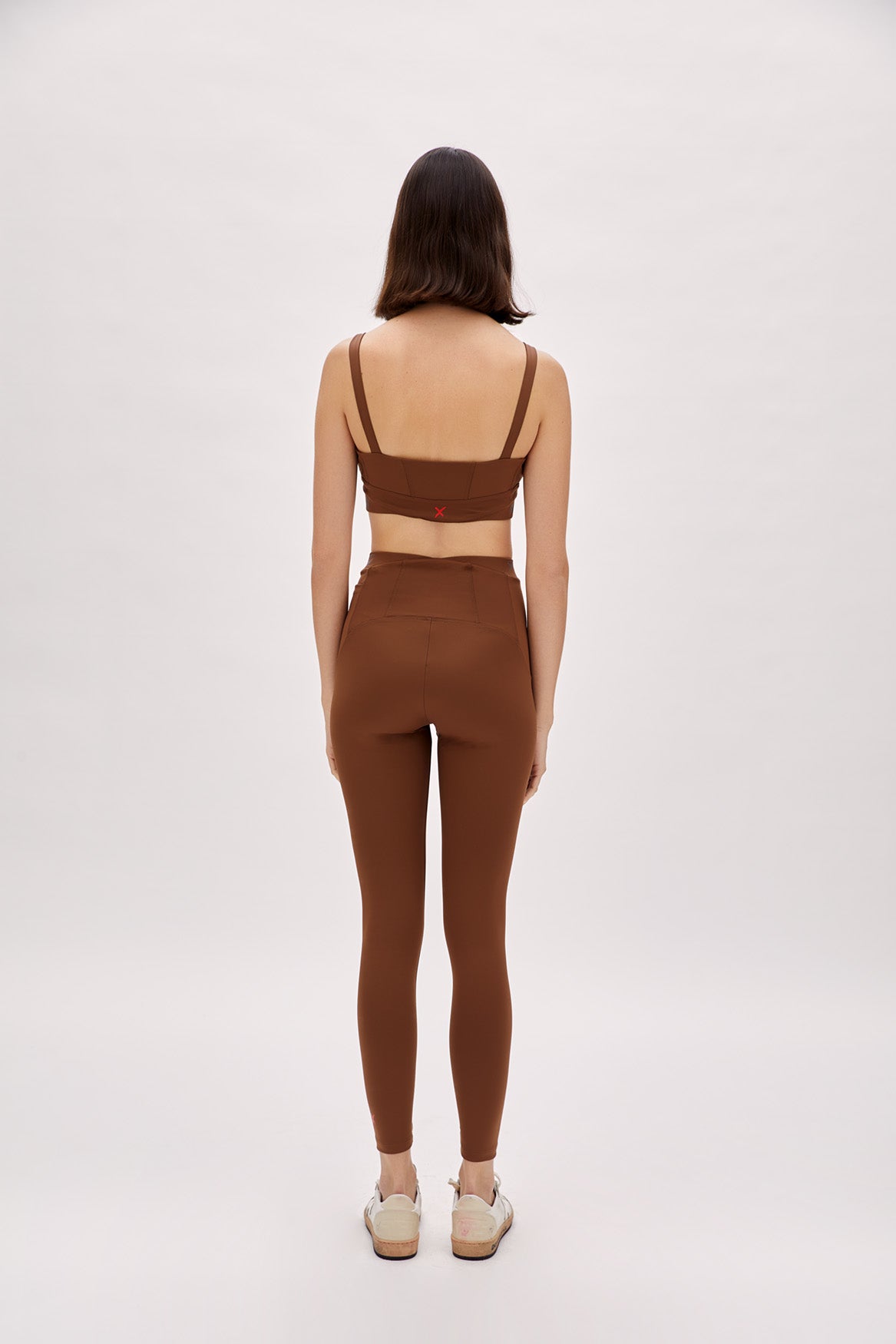 Boomerang Dikiş Desenli Spor Tayt