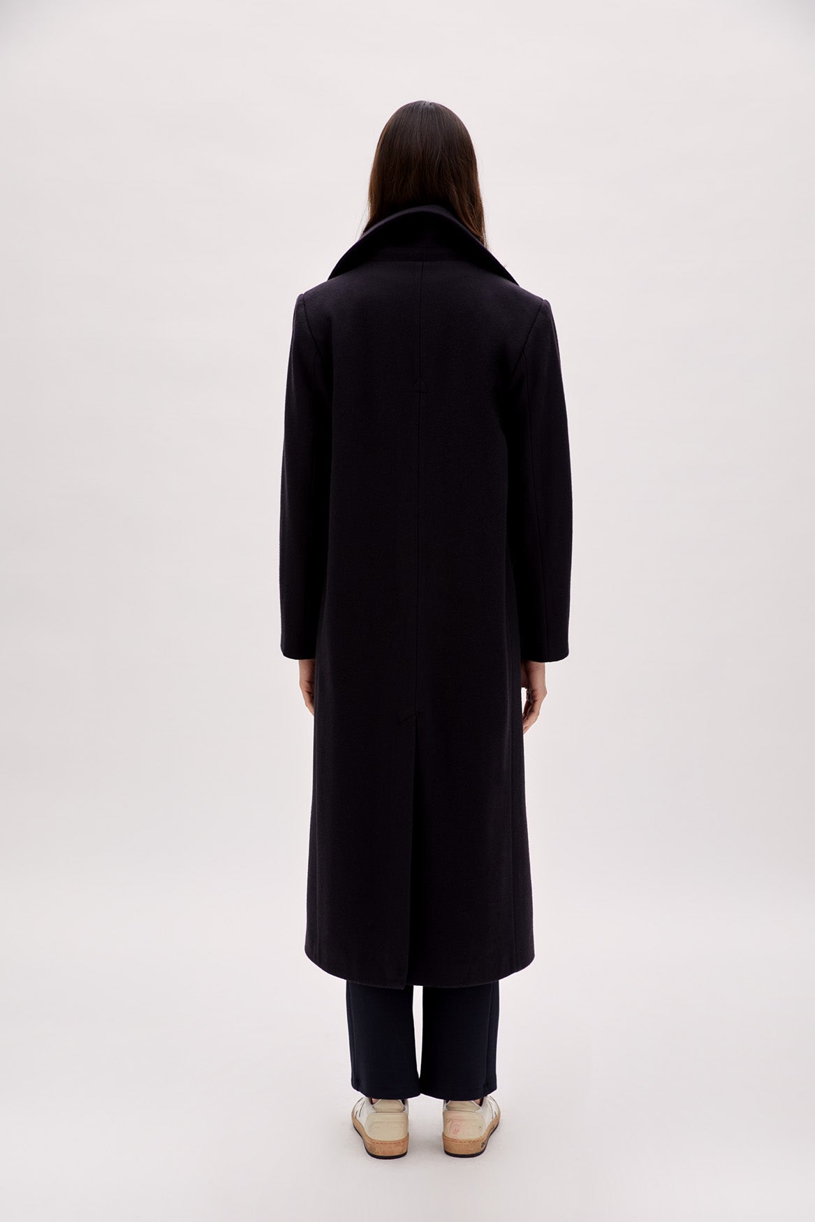 Wool Women Coat - Black
