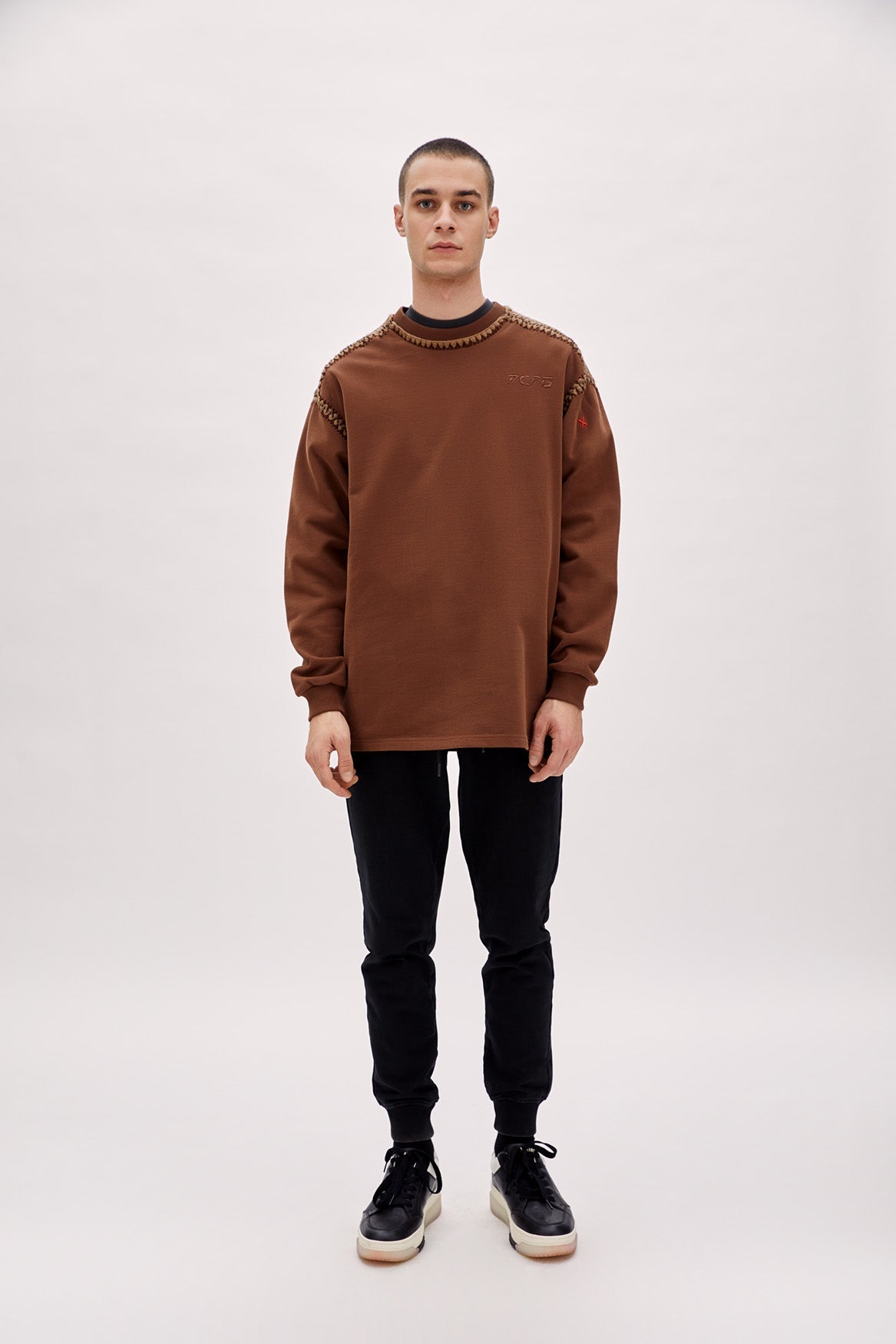 Boomerang Örgü Detaylı Sweatshirt