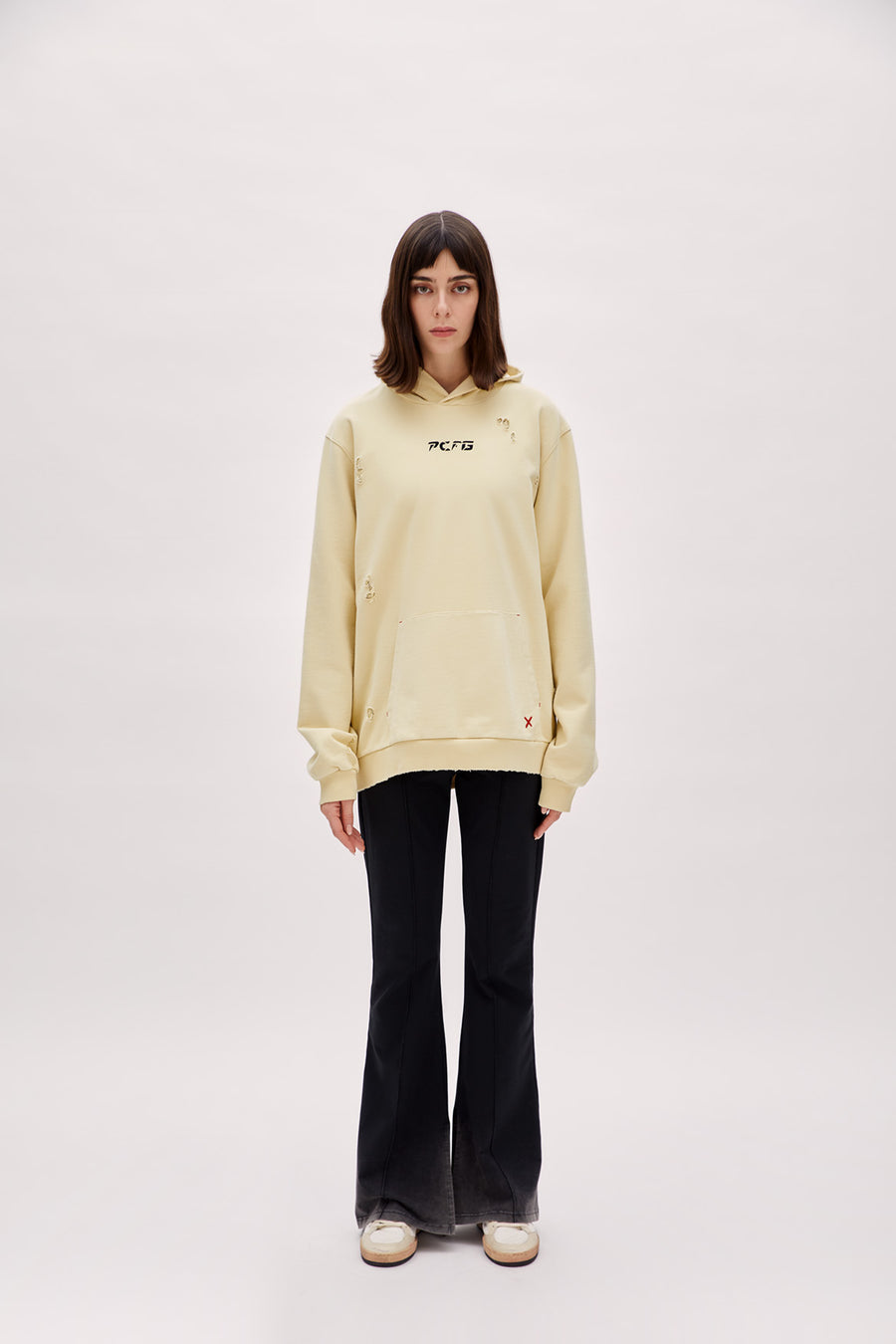 Boomerang Yırtık Detaylı Kadın Hoodie