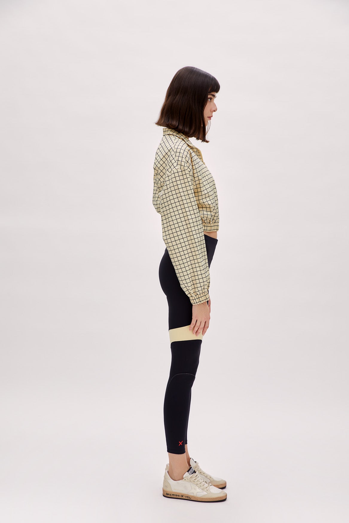 Boomerang Paraşüt Kumaş Crop Sweatshirt