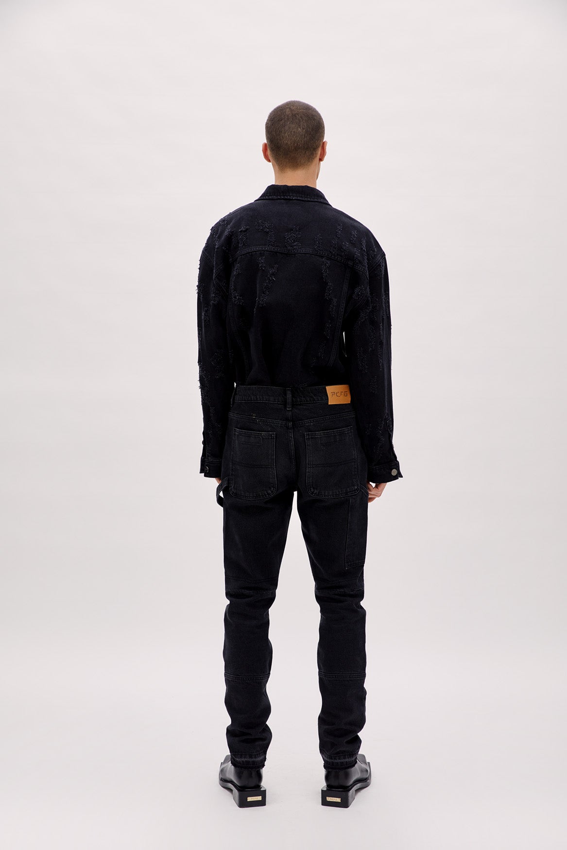 Cargo Denim Pant With Zip