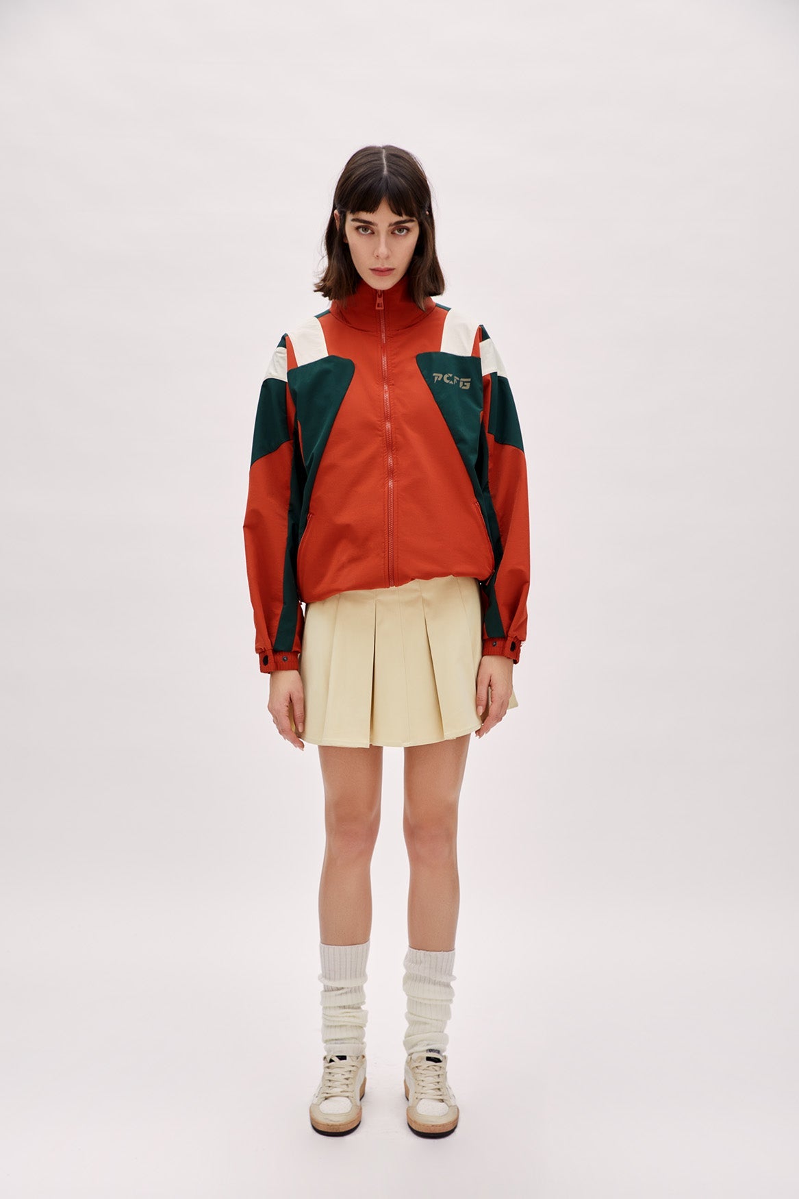 Oversized Boomerang Track Jacket - Women