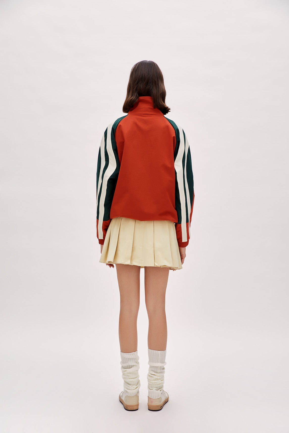 Oversized Boomerang Track Jacket - Women