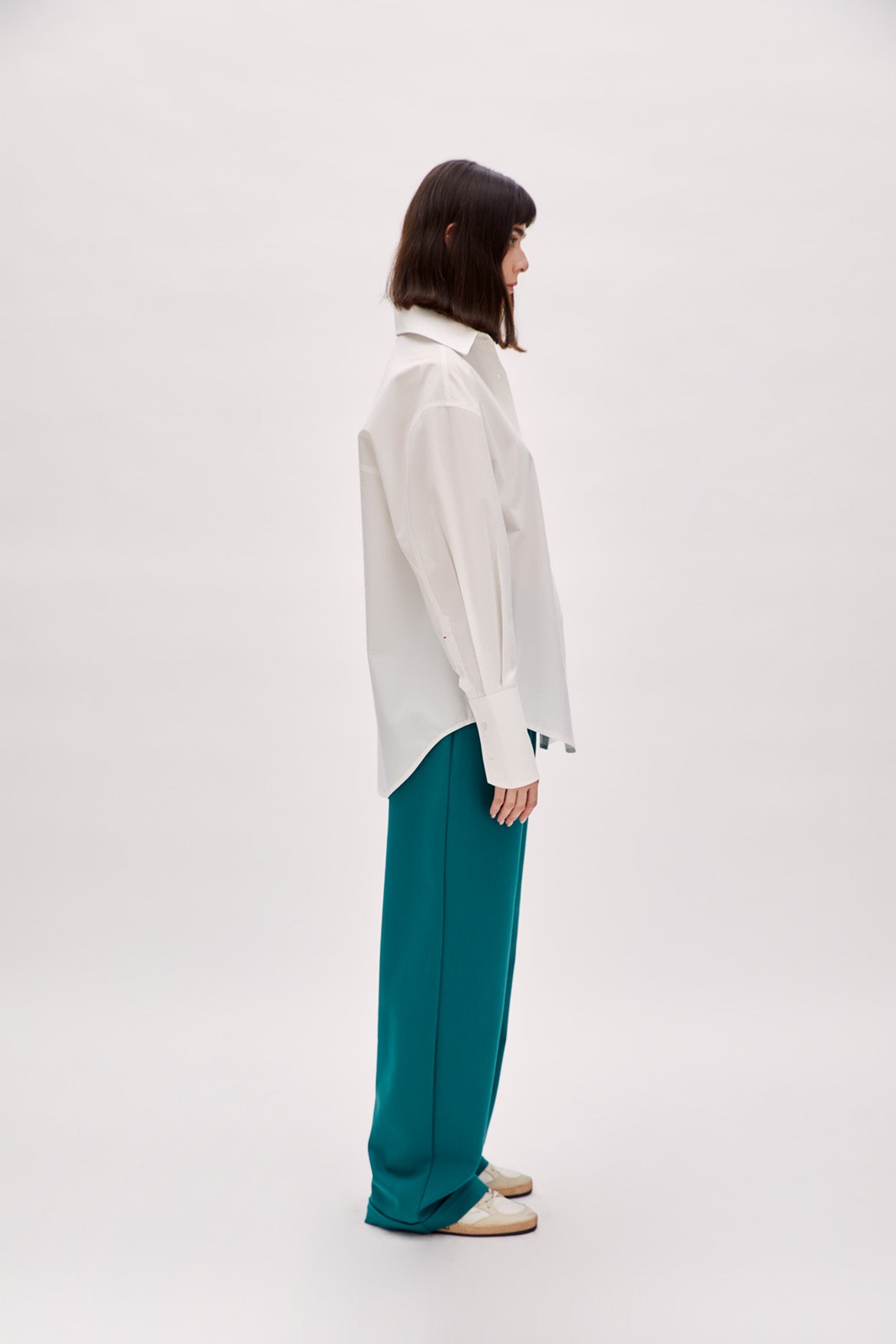 Cotton Oversized Shirt - Women