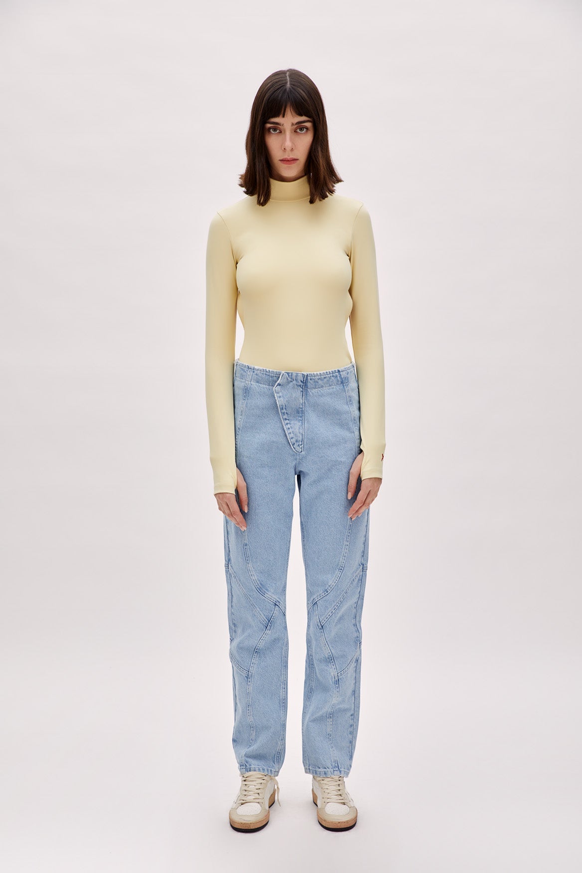 Boomerang Yüksek Yaka Bodysuit