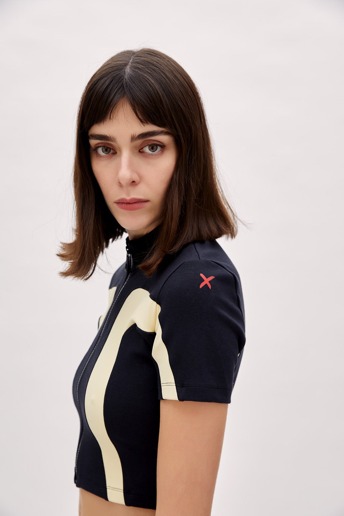 Boomerang Zip Up Top