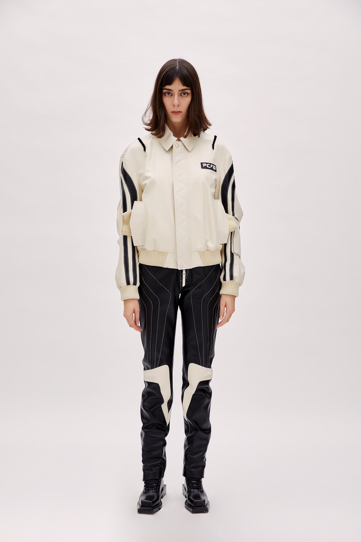 Boomerang Biker Leather Jacket