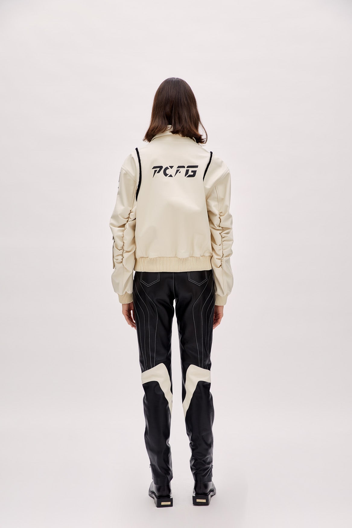 Boomerang Deri Biker Ceket