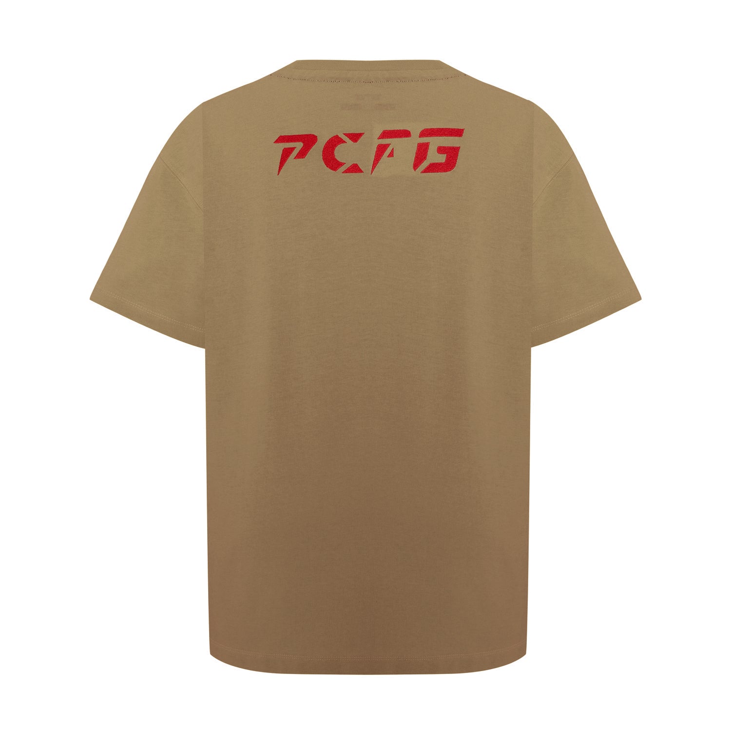 Cotton Destroyed Logo Tee - Covert Green