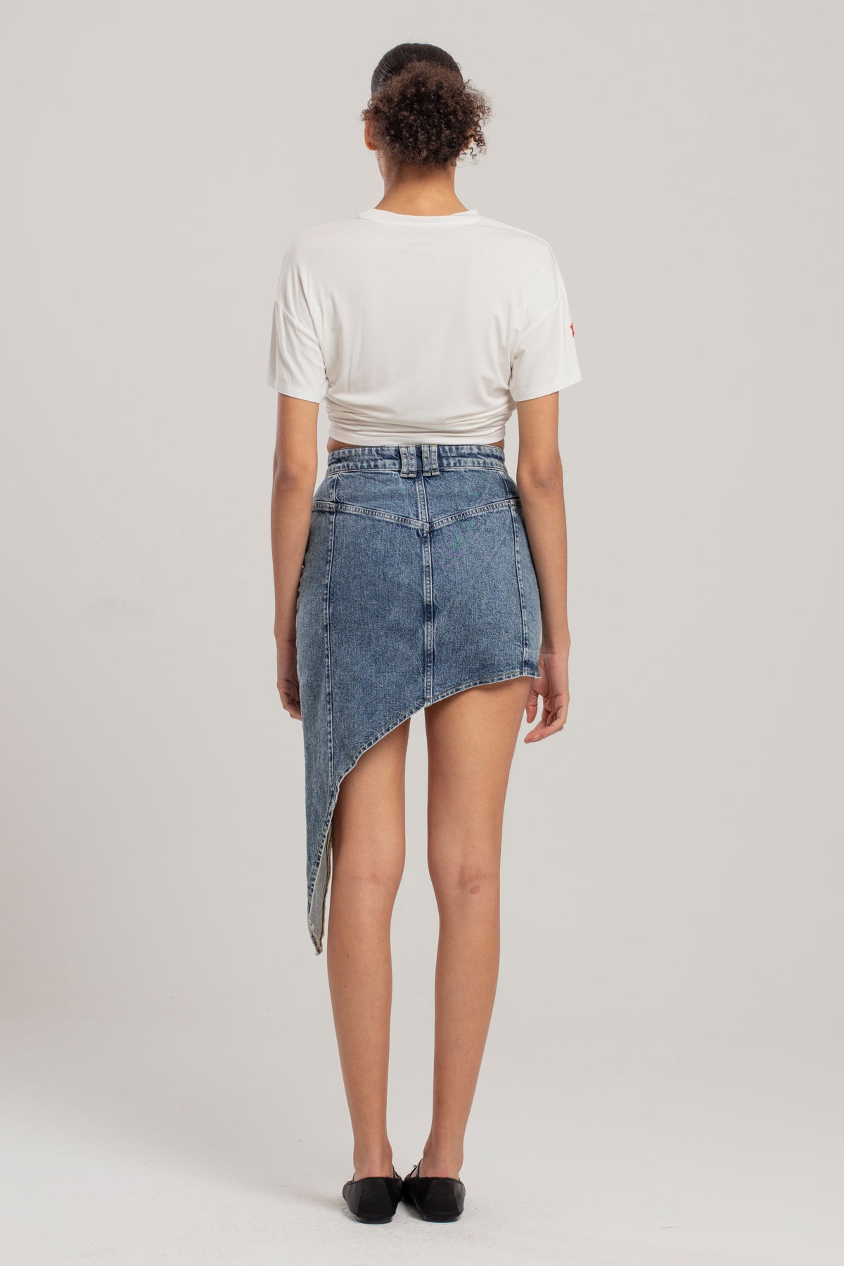 Free Heaven Kesik Detaylı Denim Etek