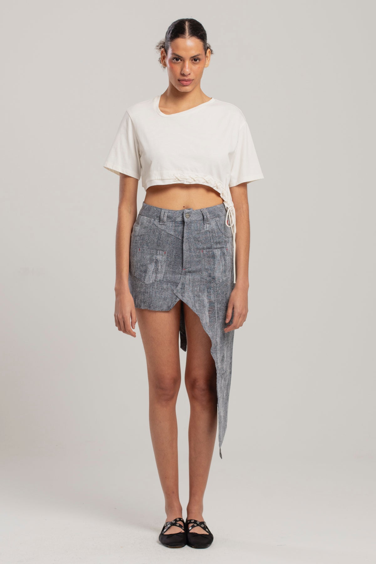 Free Heaven Ripped Look Skirt