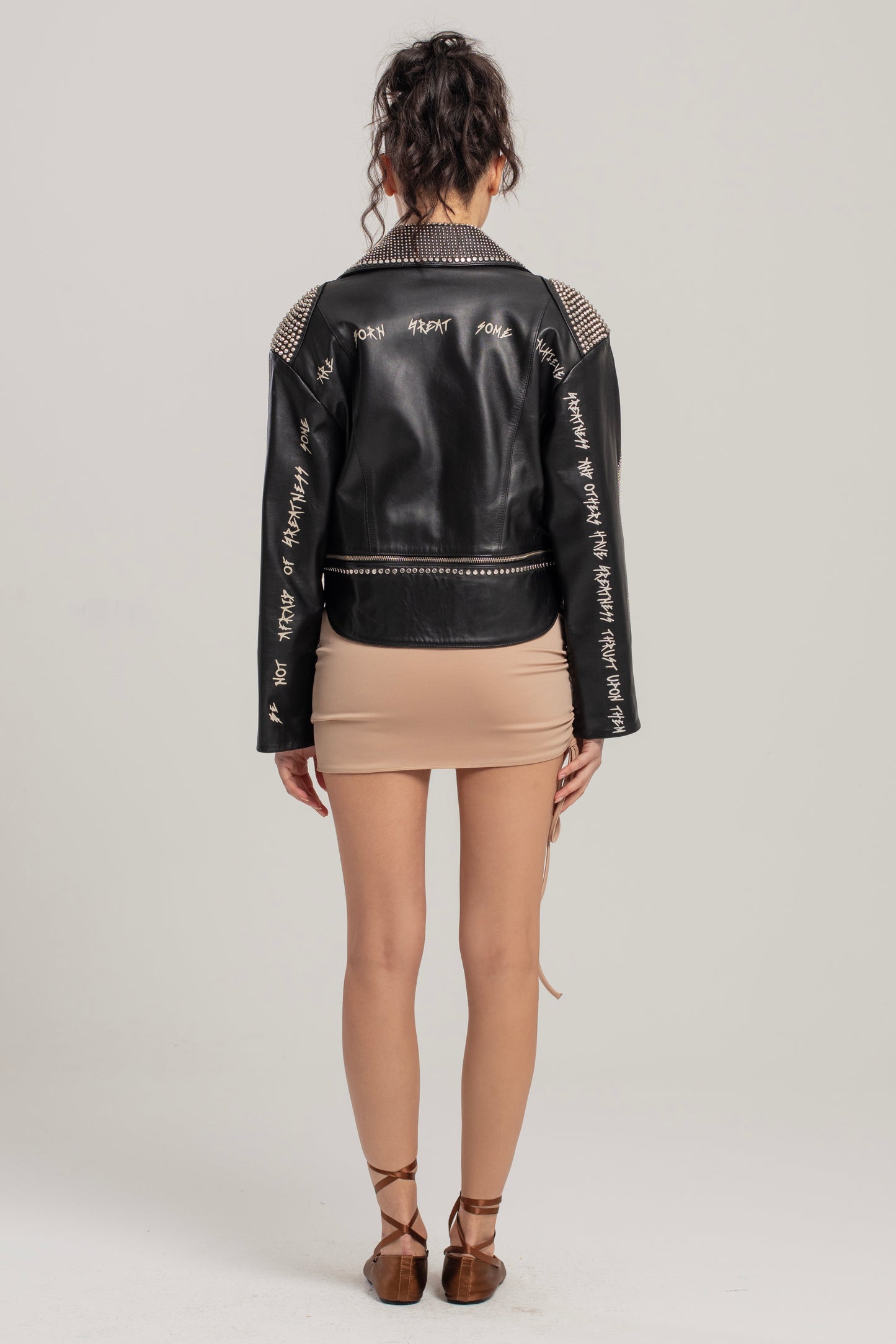 Free Heaven Zımbalı Deri Ceket