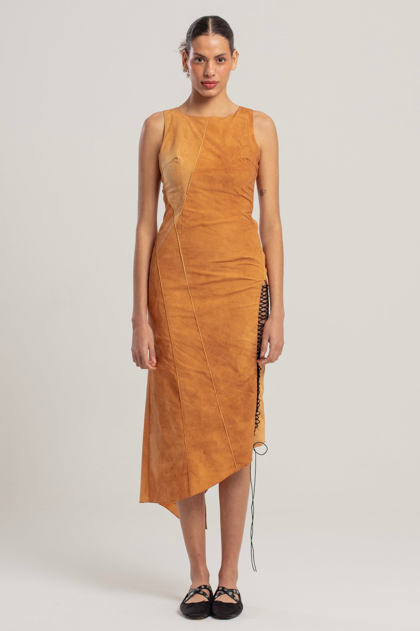 Day to Night in LA Yırtmaç Detaylı Uzun Elbise