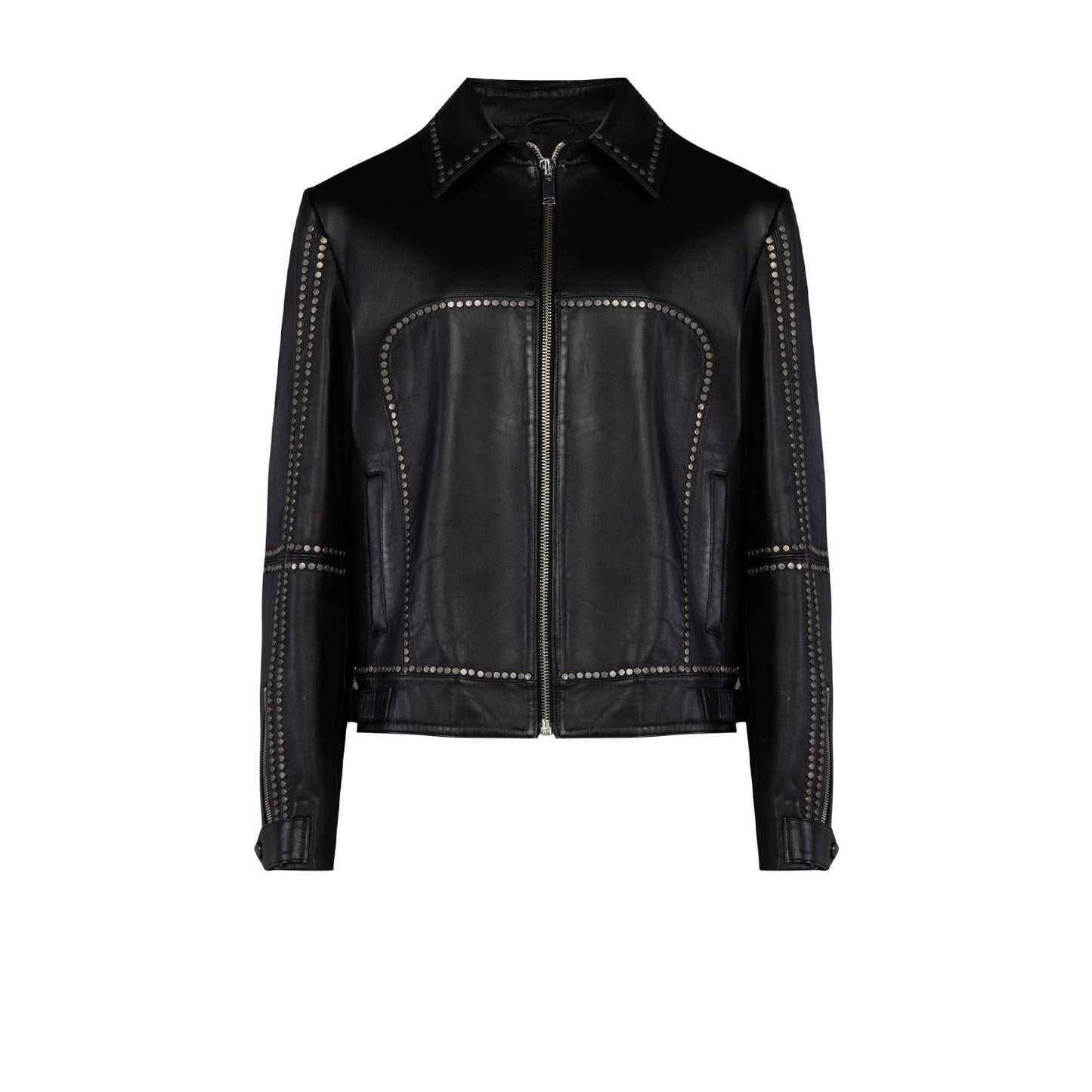 Free Heaven Rock Esintili Zımbalı Deri Ceket