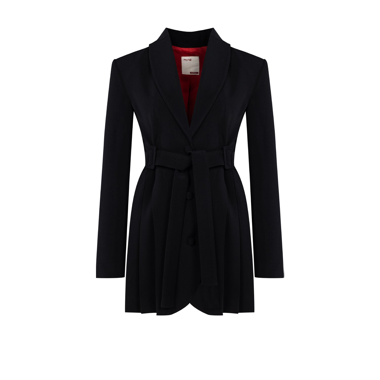 YOUR *ITCH JACKET DRESS - BLACK