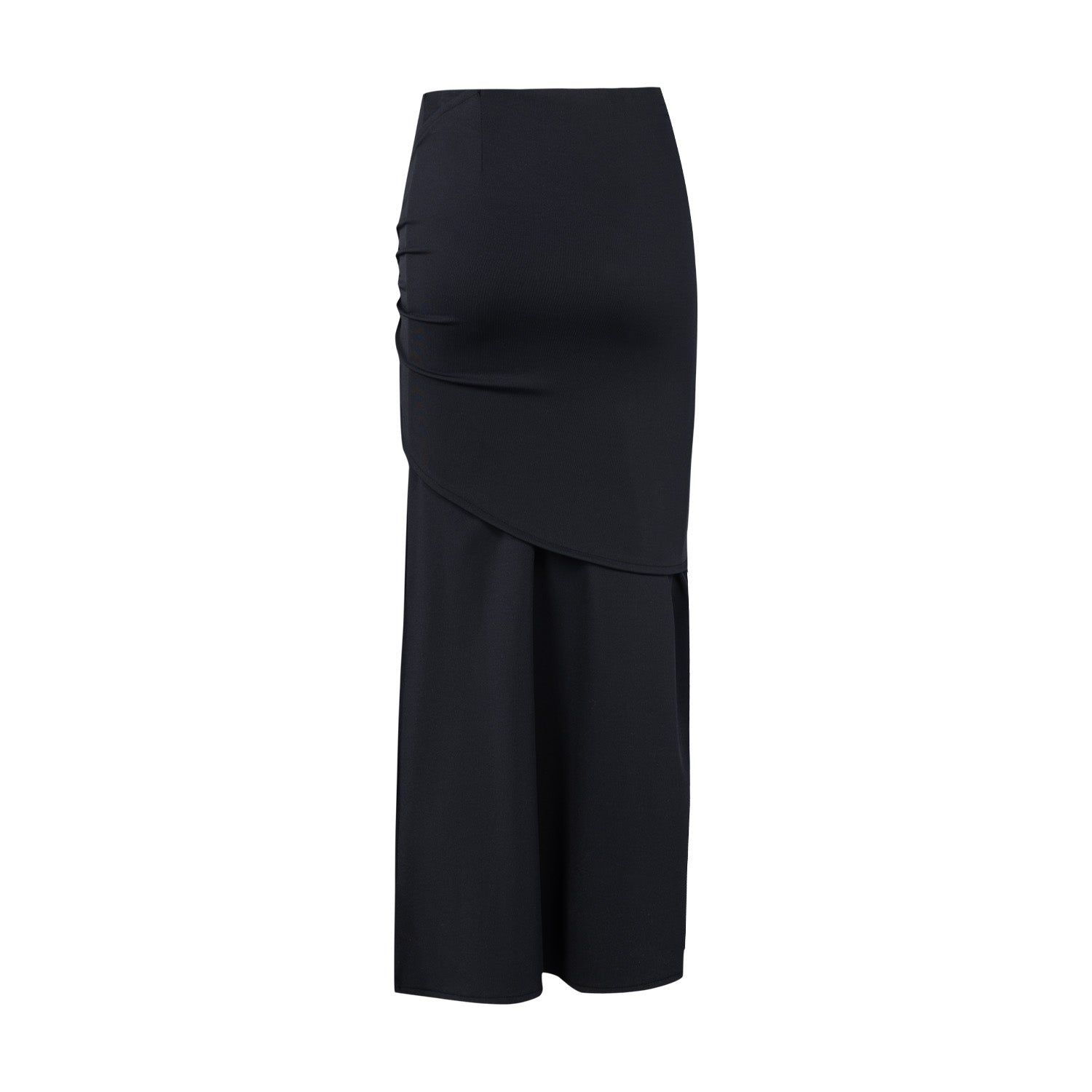 Free Heaven Slit Long Skirt - Jet Black