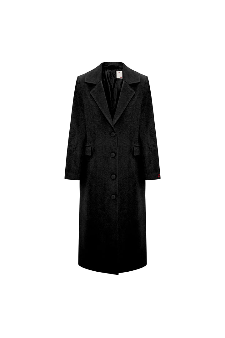 Wool Women's Coat - Black