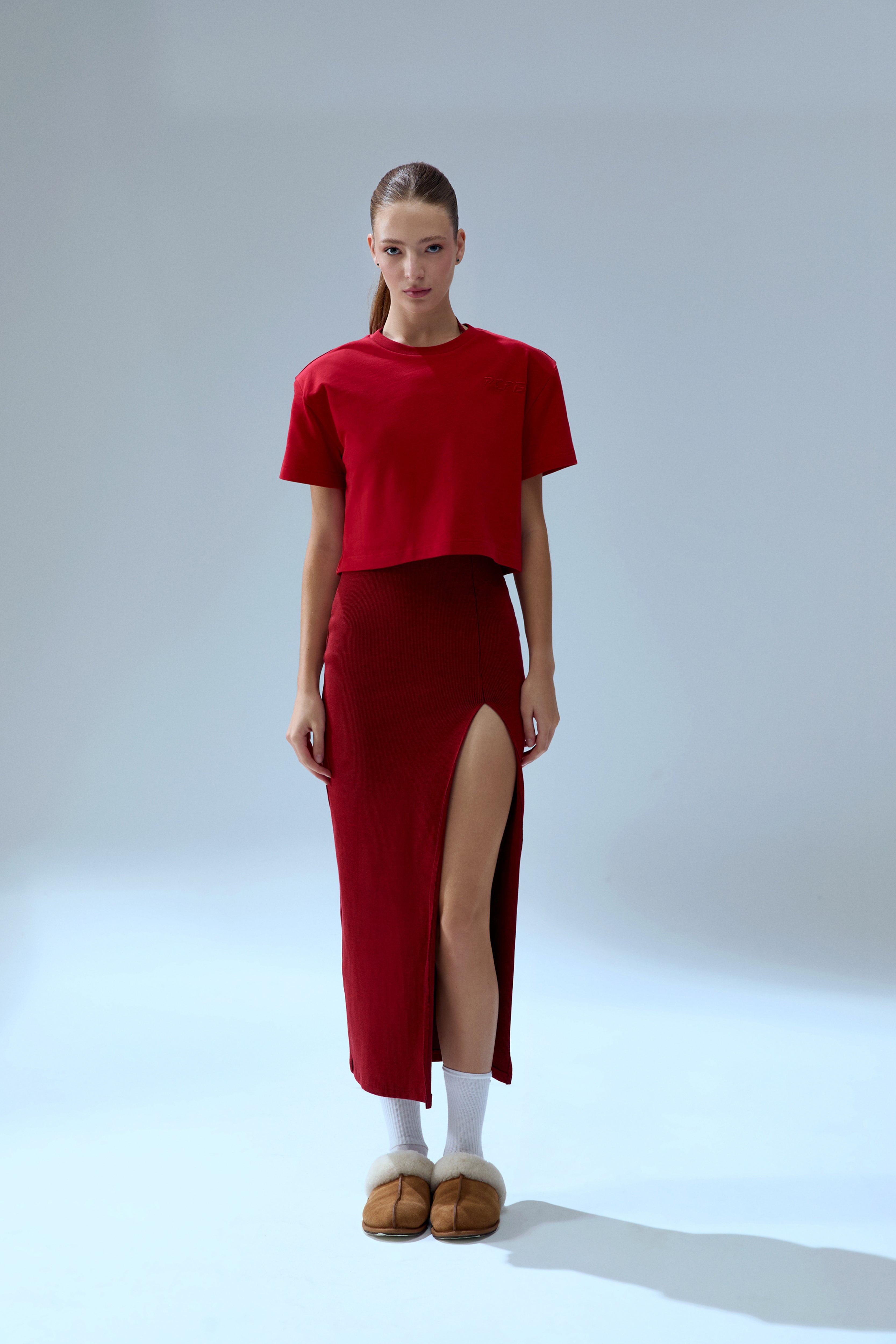 COTTON YOUR *ITCH SHOULDER PADDED T-SHIRT - SAMBA