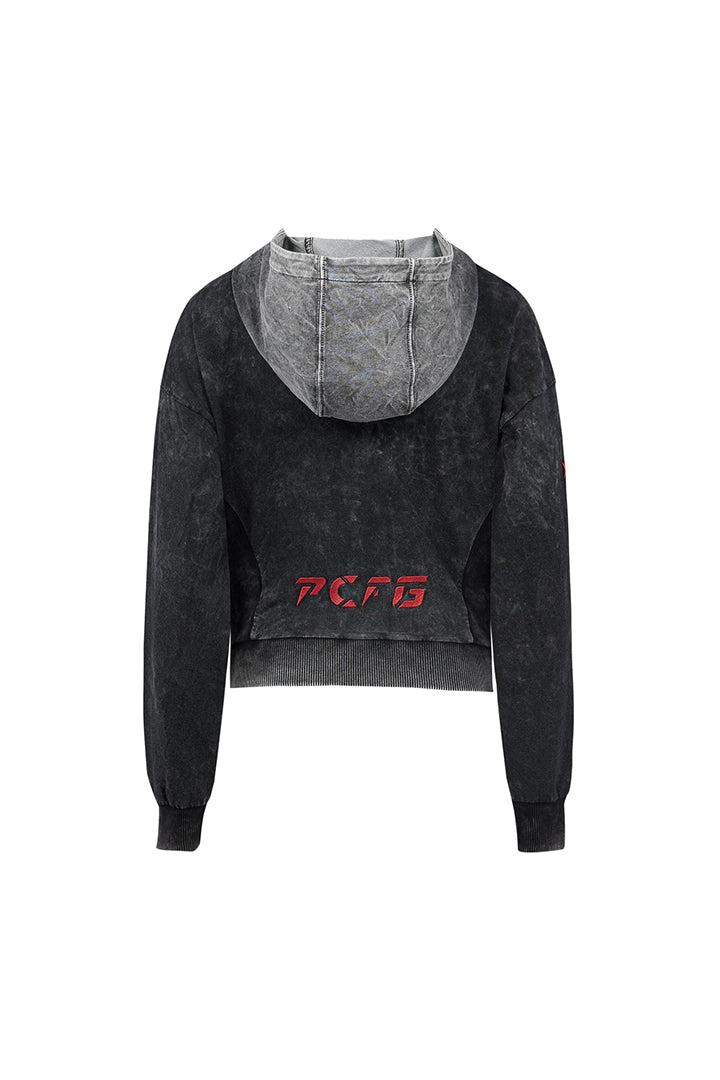 Free Heaven Acid Washed Hoodie