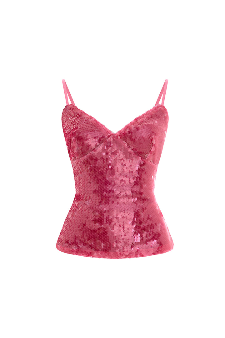 Euphoria Payetli Askılı Üst