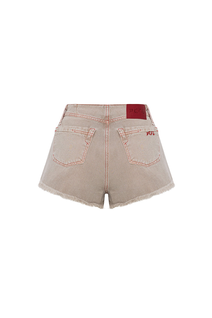 Day to Night in LA Faded Super Mini Short