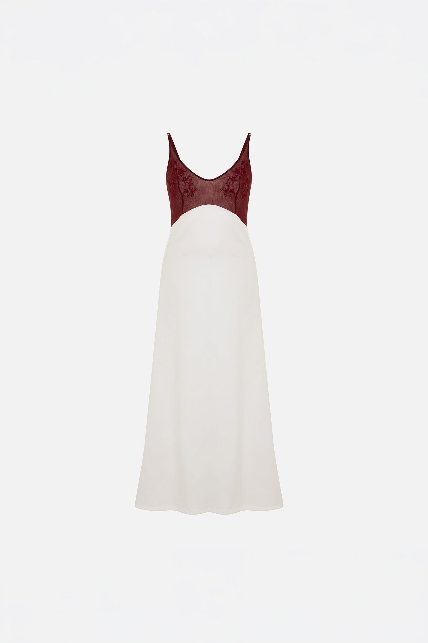The Broderie Anglaise Edit Çiçek Nakışlı Midi Elbise