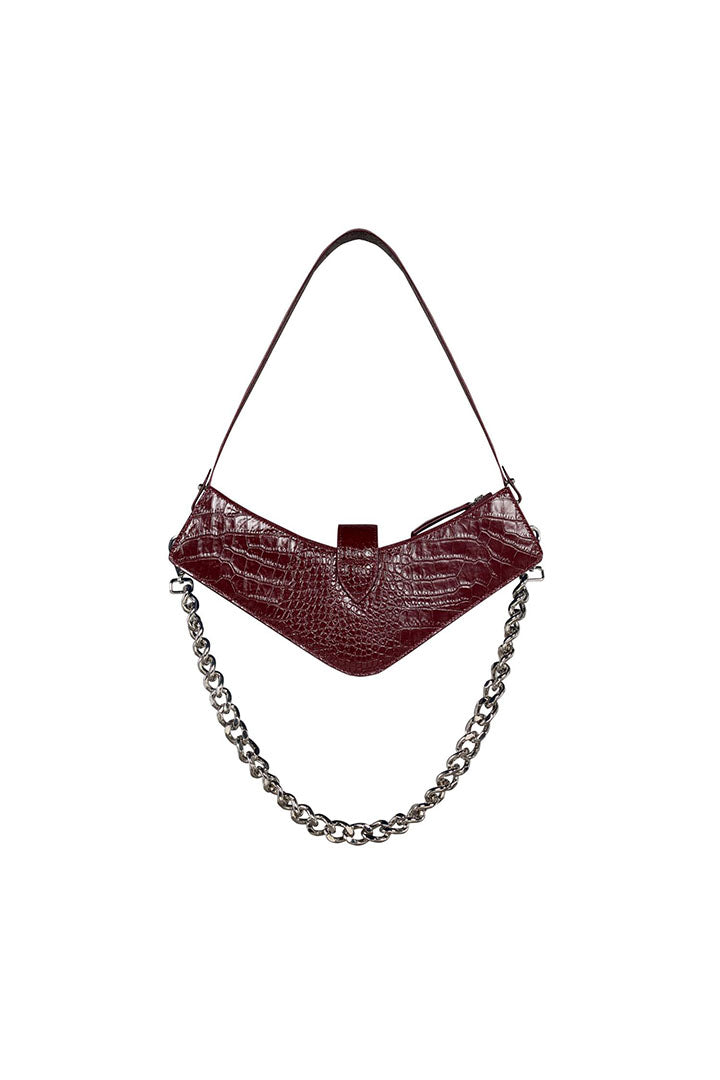 Boomerang Burgundy Bag