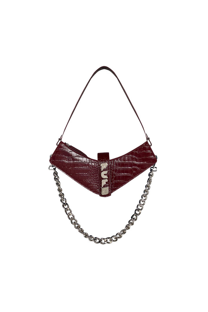 Boomerang Burgundy Bag