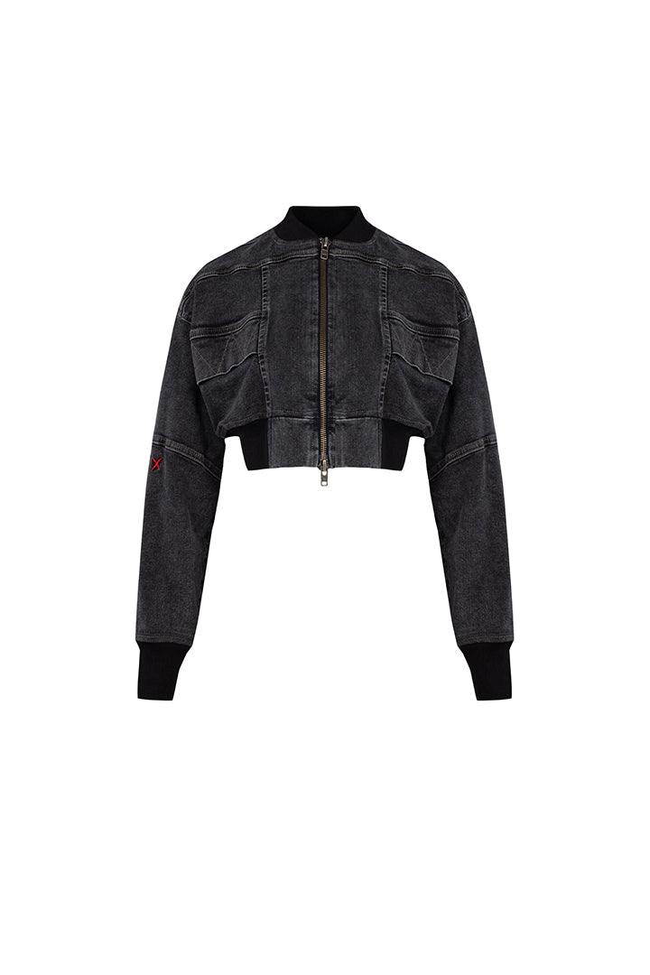 Your *itch Denim Bomber Ceket