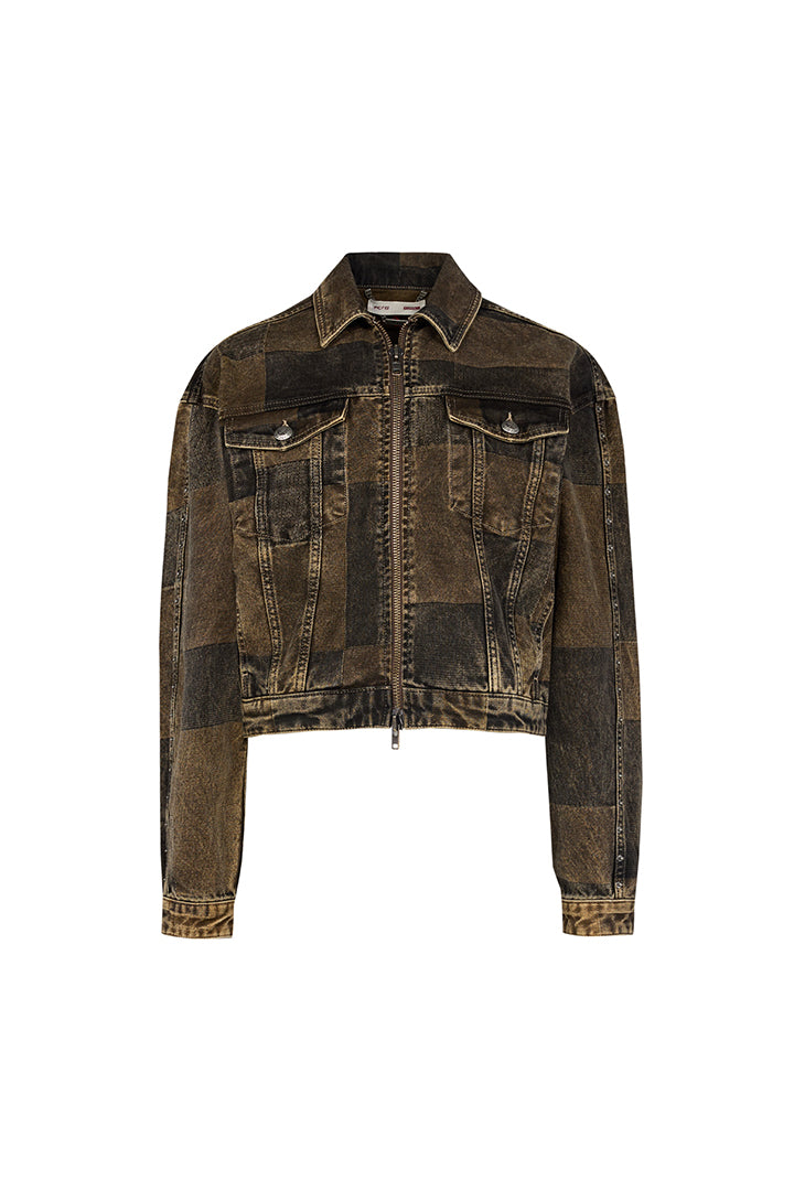 Your *itch Renk Bloklu Denim Ceket