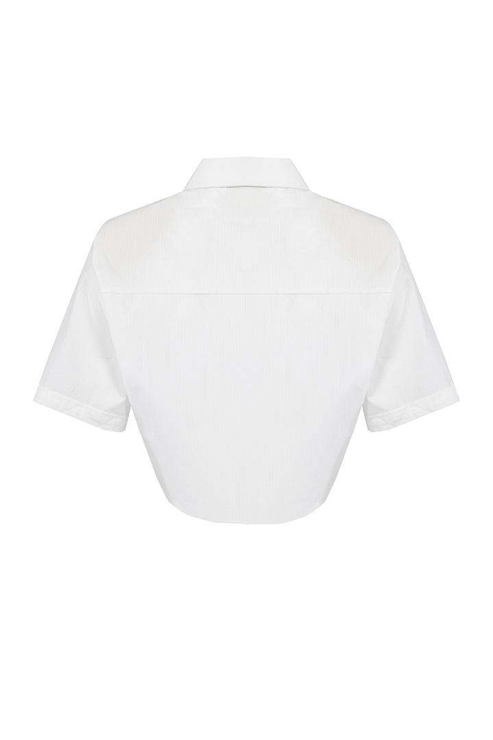 Free Heaven Striped Crop Shirt