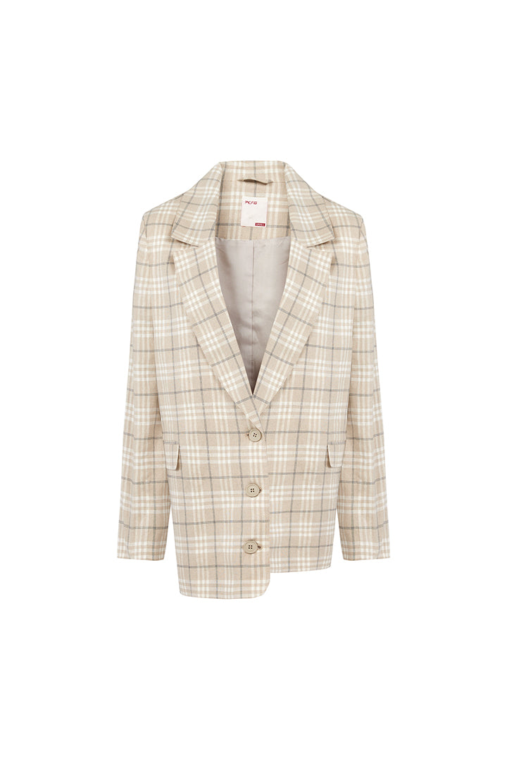 Free Heaven Multicolored Plaid Blazer